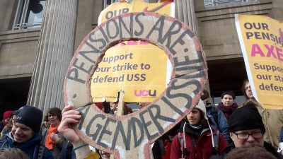 International Women's Day rally at Leeds University during the 2018 USS Pension Strikes by Alarichall