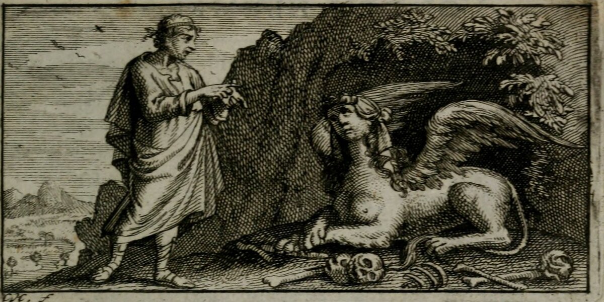 sphinx oedipus riddle
